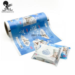 סיטונאי גליל סרט פלסטיק באיכות גבוהה מותאם אישית עבור רקמות רטוב מגבונים תינוק ואריזות שקיות פלסטיק - Product Image 1