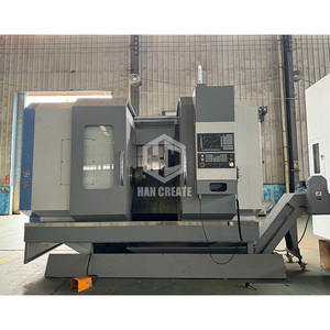 HanCreate Slant Bed Torno <span class=keywords><strong>CNC</strong></span> de Metal de 3 ejes con eje C y eje Y Torno Fresadora Combo TCK56Y con herramienta de accionamiento Torno <span class=keywords><strong>CNC</strong></span> - Product Image 2