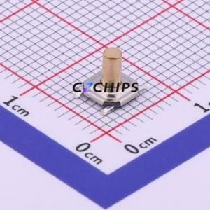 TS-1076S-A15B2 Tactile Switch SMD-4P,5.2x5.2mm Switch Single Pole Single Throw Round Button 1.8N Vertical Mount - Product Image 1