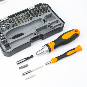 ชุดไขควงเฟืองล้อสำหรับอุตสาหกรรมและ DIY 48ชิ้นตกแต่งด้วยโครเมี่ยมและหัวฟิลลิปปรับแต่งได้ - Product Image 5