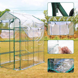 <span class=keywords><strong>Kit</strong></span> de serre de jardinage en métal robuste et écologique, <span class=keywords><strong>mini</strong></span> serre de jardinage DIY pour la préservation de la chaleur en extérieur, pour la culture de légumes, portable - Product Image 3