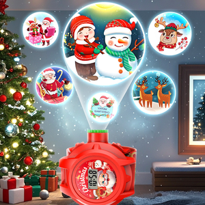 Orologio di proiezione di natale per il bambino educazione precoce e lo sviluppo <span class=keywords><strong>IQ</strong></span> serie Anime giocattolo personalizzato per la collezione regalo giocattolo - Product Image 2