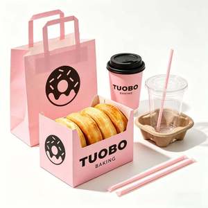 Caja <span class=keywords><strong>de</strong></span> Papel para Empacar Productos <span class=keywords><strong>de</strong></span> Panadería, con Logotipo Personalizado, para Donuts, Crookie, Barra <span class=keywords><strong>de</strong></span> Arce, Pastel <span class=keywords><strong>de</strong></span> Queso - Product Image 2