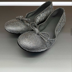 Scarpe da donna leopardo <span class=keywords><strong>ballerine</strong></span> di leopardo in pelle con Design logoro in pelle originale da <span class=keywords><strong>bambina</strong></span> - Product Image 1