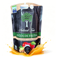 Pochette Bag-in-Box personnalisée 3L avec bec verseur, distributeur de liquide alimentaire pour boisson pomme-gingembre
