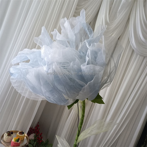 Nouveau Design Géant Fleur De Soie Ouverture Et Fermeture Route <span class=keywords><strong>Guide</strong></span> Lampe Accessoires De Mariage Fleur Route Plomb - Product Image 6