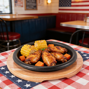 Piastra Teppanyaki Commerciale in Ghisa per Barbecue Coreano, Vassoio da <span class=keywords><strong>Giardino</strong></span> Ispessito, Facile da Pulire, Piatto per Bistecche - Product Image 5