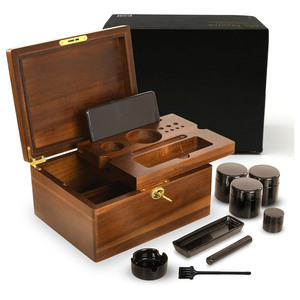 <span class=keywords><strong>Groe</strong></span> und tragrobed коробка krauter rauchen zubehor holz меховой Органайзер аксессуары для курения - Product Image 2
