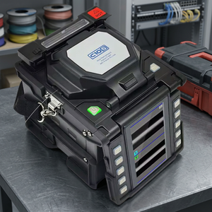 OEM Factory Core Alignment Fusion Splicer C10S 6 Motor 2 in 1 Fiber Endface Melter for FTTH Networks - Product Image 1