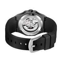 Montre mécanique automatique pour homme, 5 ATM, chiffres arabes, sans marque, fabrication OEM, montres personnalisées avec logo.