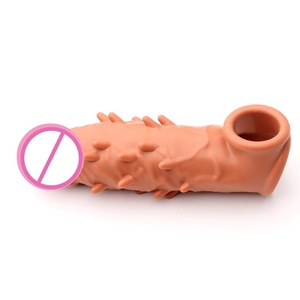 OEM Wolf Fang préservatif masculin anti-éjaculation à picots, à grosses particules, jouet sexuel, accessoires de domination SM, préservatif verrouillable, gode préservatif - Product Image 4