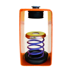 อุปกรณ์แขวนแบบสปริงและยาง Easyflex รุ่น Top Hole 12 มม. รับน้ำหนักได้ 110 ปอนด์ ป้องกันการสั่นสะเทือน สำหรับติดตั้งท่อลม HVAC บนเพดาน - Product Image 1