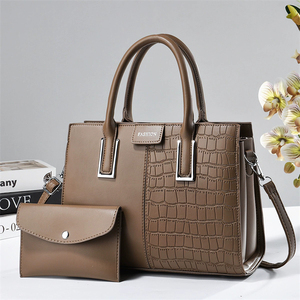 Set di Borse da Donna 2 in 1 di Lusso, Design Semplice, Etichetta Privata, Prezzo Conveniente, Vendita all'Ingrosso - Product Image 2