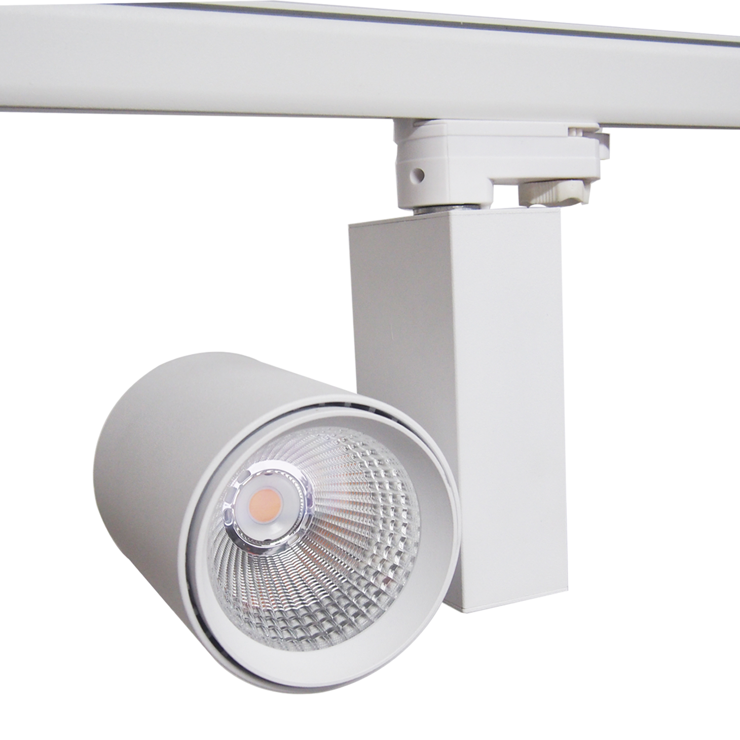 Anti-glare 3 phase 4 wires rail track light 30w with LED shop track lighting