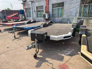 OT-Sell utilisé Ozmatix <span class=keywords><strong>1</strong></span> essieux 2.5-3 tonne en aluminium/alliage bas lit semi-<span class=keywords><strong>remorque</strong></span> avec pneus 12r22.5 pour l'équipement lourd - Product Image 5