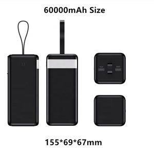 Logo personnalisé <span class=keywords><strong>50000</strong></span> mAh Powerbank Banque d'alimentation de plus grande capacité Banques d'alimentation portables <span class=keywords><strong>50000</strong></span> mah Double chargeur USB avec lampe de poche - Product Image 5