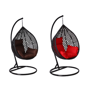 Chaise suspendue en rotin pour jardin extérieur, chaise de loisirs en rotin pour patio, chaise suspendue en forme d'œuf à une place pour salon - Product Image 1