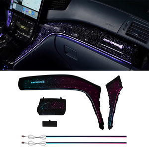 ไฟตกแต่งภายในรถยนต์แบบ RGBIC LED Symphony Acrylic Strip สำหรับ Toyota Alphard 20 Series LHD/RHD ปี 2008-2015 ขายส่ง - Product Image 1