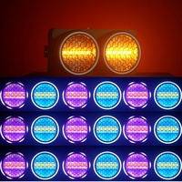 2 Eyes Cob Blinder LED RGB Projection Lights Strobe Wash Effect Matrix Light avec DMX512 Control IP33 pour Stage Club DJ