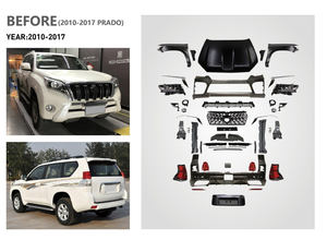 Actualización de Facelift para <span class=keywords><strong>prado</strong></span> E-<span class=keywords><strong>model</strong></span> Land Cruiser bodykit set para 2010-2017 up <span class=keywords><strong>2023</strong></span> <span class=keywords><strong>Prado</strong></span> body Kit - Product Image 4