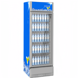 Équipement de réfrigération, réfrigérateur-congélateur numérique avec porte vitrée, refroidisseur d'affichage, réfrigérateur <span class=keywords><strong>Redbull</strong></span> 220V, équipement de supermarché - Product Image 5