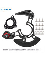 TOOPRE Adaptateur de chaîne stable à disque unique BB Middle Lock pour VTT ISCG03/05 Adaptateur de guide-chaîne