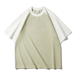Haut de gamme personnalisé poids lourd raglan épaule ras du cou pour polos décontracté à manches courtes T-Shirt Boxy Fit tricoté surdimensionné <span class=keywords><strong>Pri</strong></span> - Product Image 4