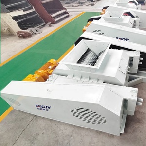 Baichy nóng bán Đôi con lăn Máy Nghiền cát Máy Làm cát siêu mịn cát sỏi đá vôi đôi răng CuộN máy nghiền đá - Product Image 1