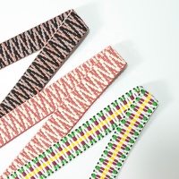 Épaisseur Polyester Sangle Jacquard Broderie Ethnique Tressé Coton Sangles pour Bagages Guitare Sangle Chaussures Textile