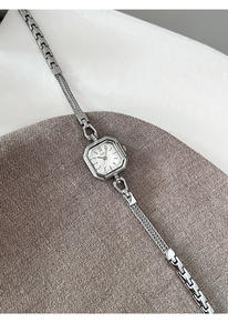 Reloj de Mujer con Esfera Cuadrada Elegante, Retro, Minimalista, de Lujo, de Aleación, con Movimiento de Cuarzo - Product Image 6