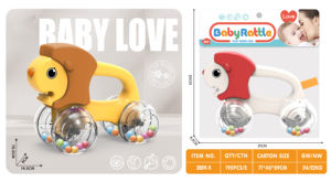 Nouvelle hochette pour bébé en plastique souple unisexe, amusante et de haute qualité, en forme de <span class=keywords><strong>lion</strong></span>, avec des couleurs mélangées, pour les bébés de 0 à 24 mois et les enfants de 2 à 4 ans - Product Image 4