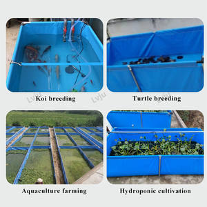 LVJU 1000 litri in metallo acquario 2x1x0.5m 264 galloni 3.3x3.3 'x 1.6' laghetto - Product Image 3