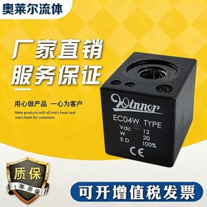 Winner Solenoid Valve Coil EC04W 24 Vdc 20 W Industrial Use - Product Image 2