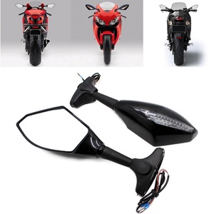 Nouveautés Rétroviseurs de <span class=keywords><strong>moto</strong></span> <span class=keywords><strong>avec</strong></span> <span class=keywords><strong>clignotants</strong></span> LED Matériel ABS Rétroviseurs indicateurs lumineux Rétroviseurs latéraux universels pour <span class=keywords><strong>moto</strong></span> - Product Image 3