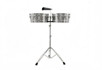 Factory Wholesale High Quality Steel Timbals Drum Set 13" 14" Double Braced Stand Percussion Instrument for Music School