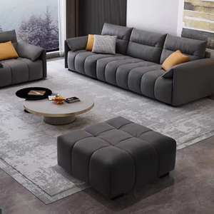 Canapés modernes en forme de L en tissu haut de gamme pour le salon, ensemble de canapés d'angle de luxe, meubles de salon, canapés modernos - Product Image 4