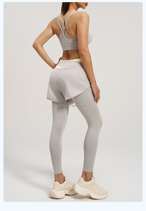 Sujetador Deportivo Ligero Sin Costuras para Mujer, Copa Fija, Antigolpes, Transpirable, Malla, Soporte de Espalda de Alta Resistencia, para Yoga y Fitness - Product Image 6