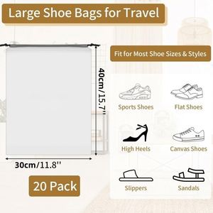 Bolsa de Cordón Personalizada de EVA Esmerilada, Bolsa Impermeable para Empacar Ropa, Bolsa Reutilizable para Guardar Prendas - Product Image 4
