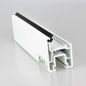 Profils de fenêtre et de porte UPVC matériau dur <span class=keywords><strong>PVC</strong></span> couleur d'extrusion OEM profil d'angle et plastique stratifié T U - Product Image 2