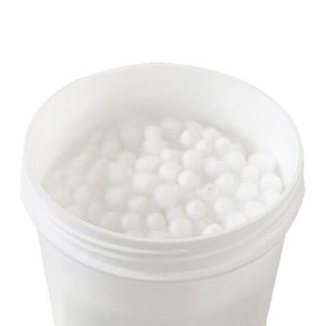 Boules de coton 6,3 mm, petite taille, absorbantes, jetables, pour soins personnels, nettoyage, couleur blanche unie, pratiques - Product Image 2