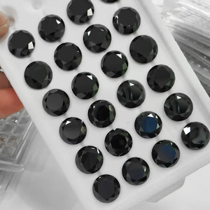 Atacado de Fabricantes GRA Melee Pedra Solta Diamante Preto <span class=keywords><strong>Moissanite</strong></span> 1ct para Joias DIY - Product Image 2