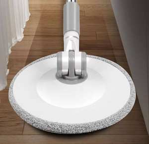 Ensemble de seaux de vadrouille magique rotatifs à 360 degrés avec poignée pivotante rétractable en acier - Product Image 4