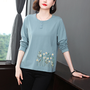 T-shirt à manches longues pour femme <span class=keywords><strong>VVV</strong></span> AL5745-21.9-PDD, tendance populaire, décontracté et à la mode, super accrocheur - Product Image 2