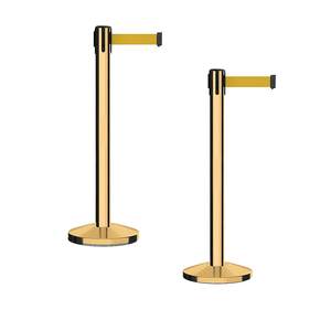 Havaalanı kuyruğu kalabalık kontrolü kemer bariyer makara kilidi açıldığında yavaşça geri çekilir - Product Image 1