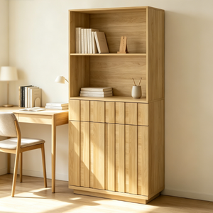 Meuble <span class=keywords><strong>en</strong></span> panneaux de <span class=keywords><strong>bois</strong></span> avec <span class=keywords><strong>étagère</strong></span>s ouvertes, grande capacité, style moderne, <span class=keywords><strong>pour</strong></span> salon, chambre, hôtel, appartement, villa, bar, <span class=keywords><strong>cave</strong></span> <span class=keywords><strong>à</strong></span> <span class=keywords><strong>vin</strong></span> - Product Image 1