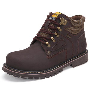 Nouvelles bottes d'hiver pour hommes, grandes tailles, décontractées, chaudes et antidérapantes, bottes de travail pour le désert - Product Image 6