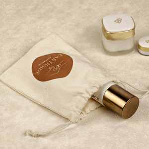 Sac à poussière en coton blanc de haute qualité, écologique, avec logo personnalisé, imprimé, recyclable, avec cordon de serrage, pour sac à main - Product Image 6