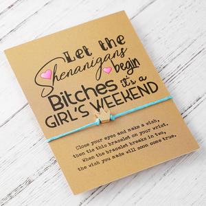 Factory Gold Crown Rose Bloem Paard Bedelarmband Laat De Shenanigans Beginnen Meisjes Weekend Goedkoper dan Therapie Dames Armband - Product Image 3