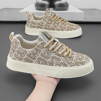 Chaussures plates décontractées pour hommes, vente en gros directe d'usine, chaussures décontractées en toile, chaussures décontractées de créateur
