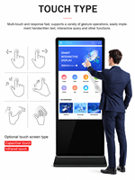 Pantalla LCD Comercial de Pie para Publicidad Digital en Interiores